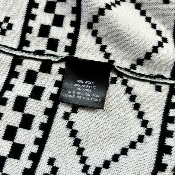 J Peterman Fair Isle Cardigan Sweater - size S - Picture 5 of 11